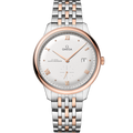 Omega De Ville Small Seconds Master Chronometer Stainless Steel - Sedna Gold / Silver / Bracelet — Ref. 434.20.41.20.02.001