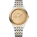 Omega De Ville Small Seconds Master Chronometer Stainless Steel - Yellow Gold / Champagne / Bracelet — Ref. 434.20.41.20.08.001