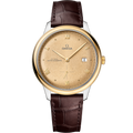 Omega De Ville Small Seconds Master Chronometer Stainless Steel - Yellow Gold / Champagne — Ref. 434.23.41.20.08.001