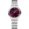 Omega De Ville Quartz 27.5 Stainless Steel / Burgundy / Bracelet — Ref. 434.10.28.60.11.001
