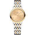 Omega De Ville Quartz 27.5 Stainless Steel - Yellow Gold / Champagne / Bracelet — Ref. 434.20.28.60.08.001