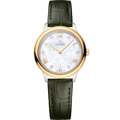 Omega De Ville Quartz 27.5 Stainless Steel - Yellow Gold / MOP - Diamond — Ref. 434.23.28.60.55.001