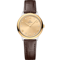 Omega De Ville Quartz 27.5 Stainless Steel - Yellow Gold / Champagne - Diamond — Ref. 434.23.28.60.58.001