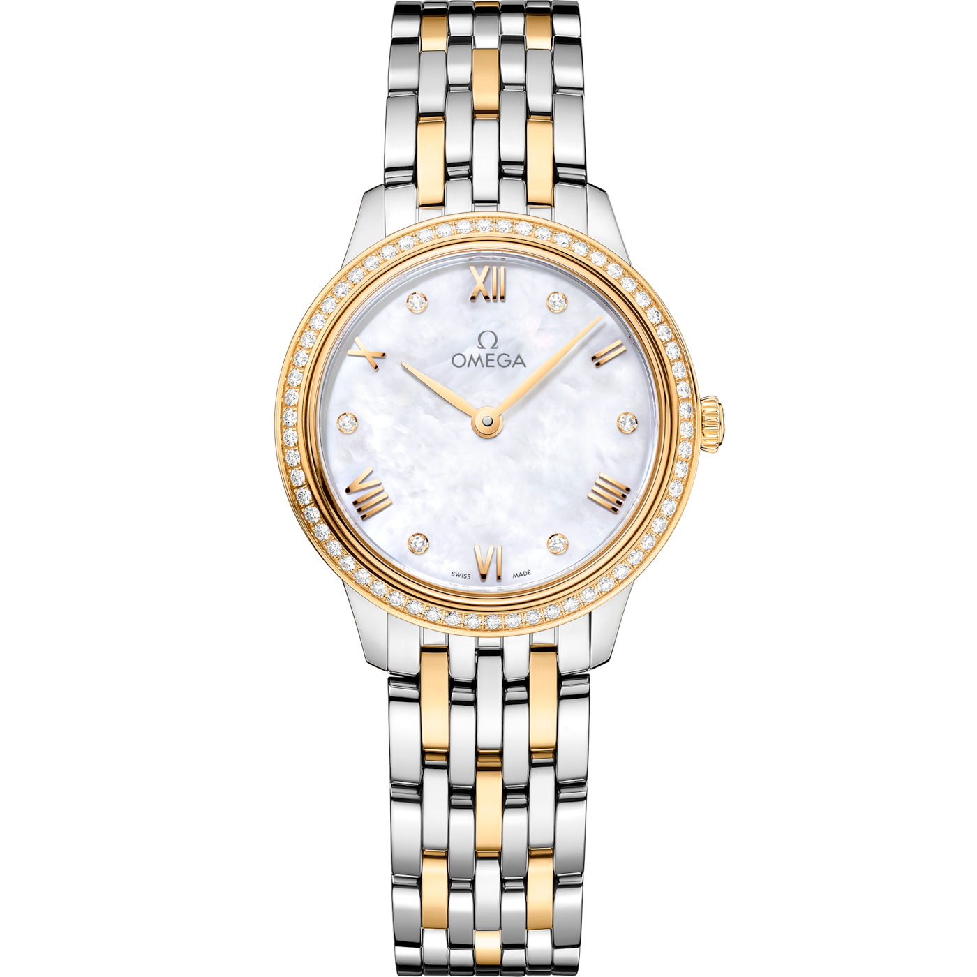 Omega De Ville Prestige 27.5åÊmm, Steel - yellow gold on Steel - yellow gold - 434.25.28.60.55.001 — Ref. 434.25.28.60.55.001