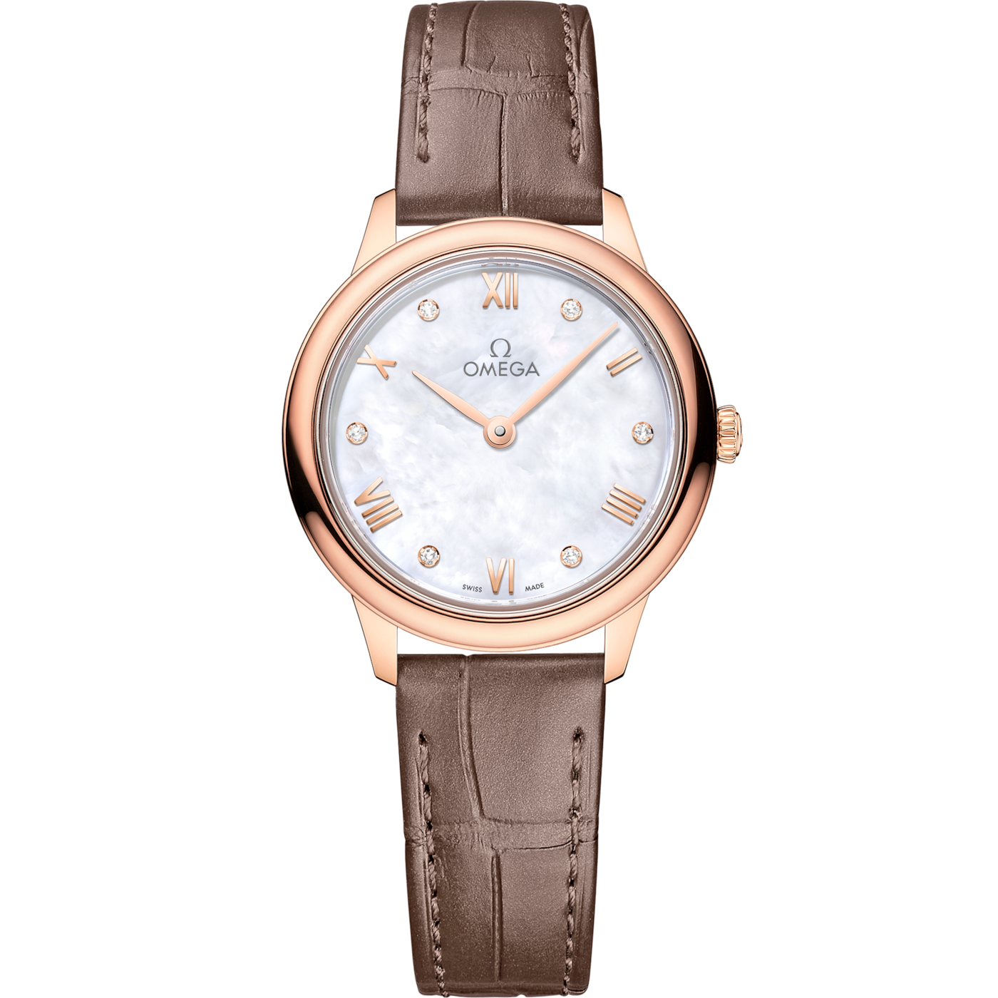 Omega De Ville Quartz 27.5 Sedna Gold / MOP - Diamond — Ref. 434.53.28.60.55.001