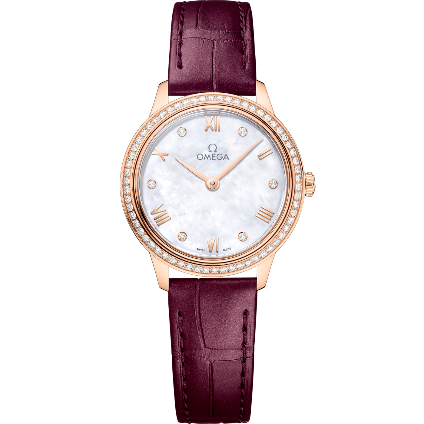 Omega De Ville Quartz 27.5 Sedna Gold - Diamond / MOP - Diamond — Ref. 434.58.28.60.55.001