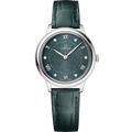 Omega De Ville Quartz 30 Stainless Steel / Turqouise - Diamond — Ref. 434.13.30.60.60.001