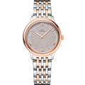 Omega De Ville Quartz 30 Stainless Steel - Sedna Gold / Grey / BRacelet — Ref. 434.20.30.60.02.001