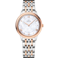 Omega De Ville Quartz 30 Stainless Steel - Sedna Gold / MOP - Diamond — Ref. 434.20.30.60.05.001
