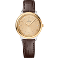 Omega De Ville Quartz 30 Stainless Steel - Yellow Gold / Champagne - Diamond — Ref. 434.23.30.60.58.001
