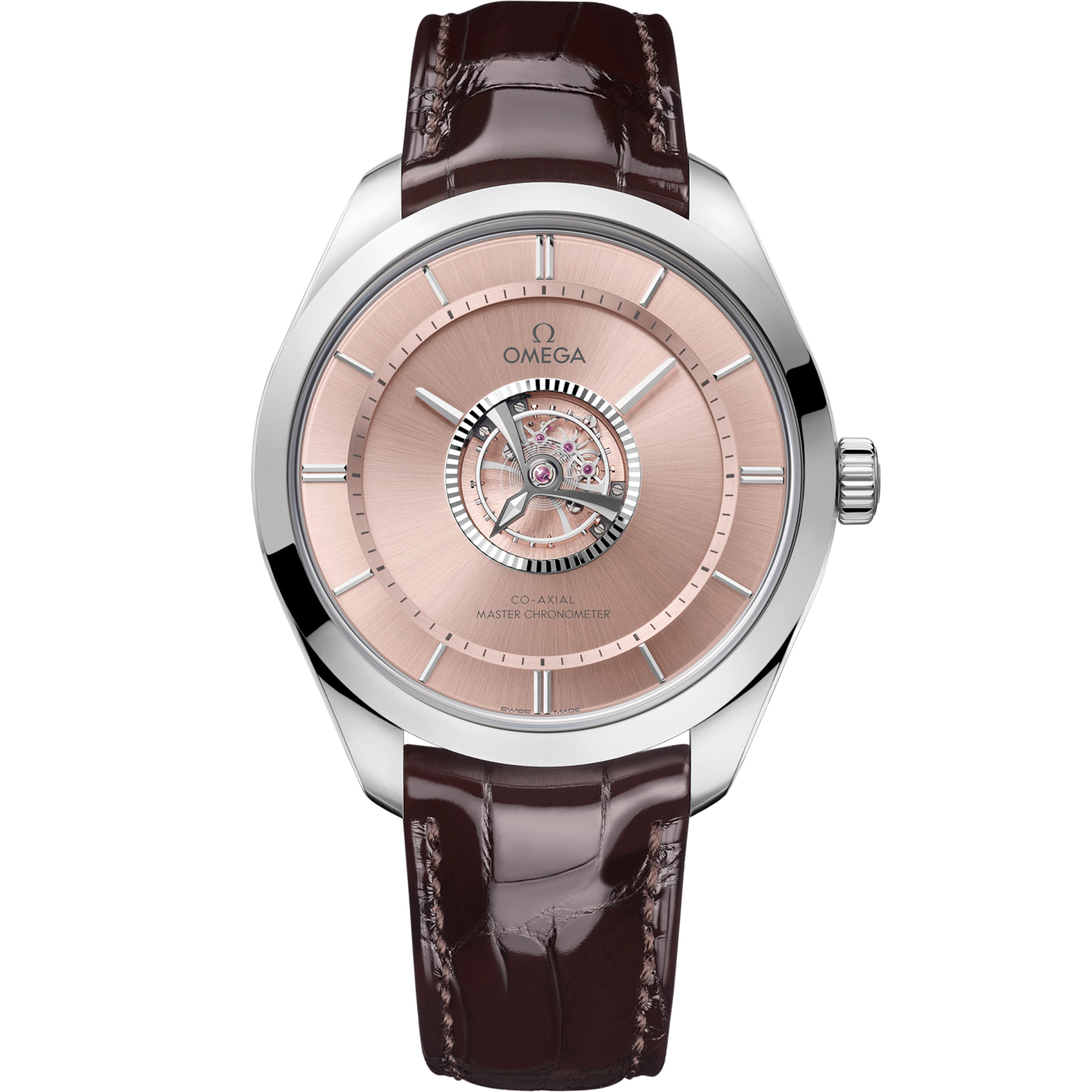 Omega De Ville Tr̩sor Tourbillon Canopus Gold / Pink — Ref. 529.53.43.22.99.001