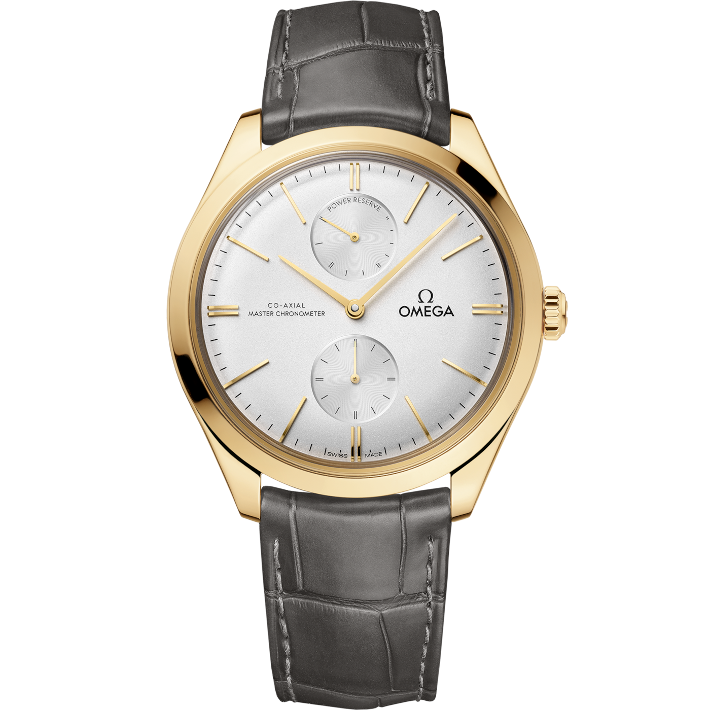 Omega De Ville Tr̩sor Master Chronometer Power Reserve Yellow Gold / Silver — Ref. 435.53.40.22.02.001