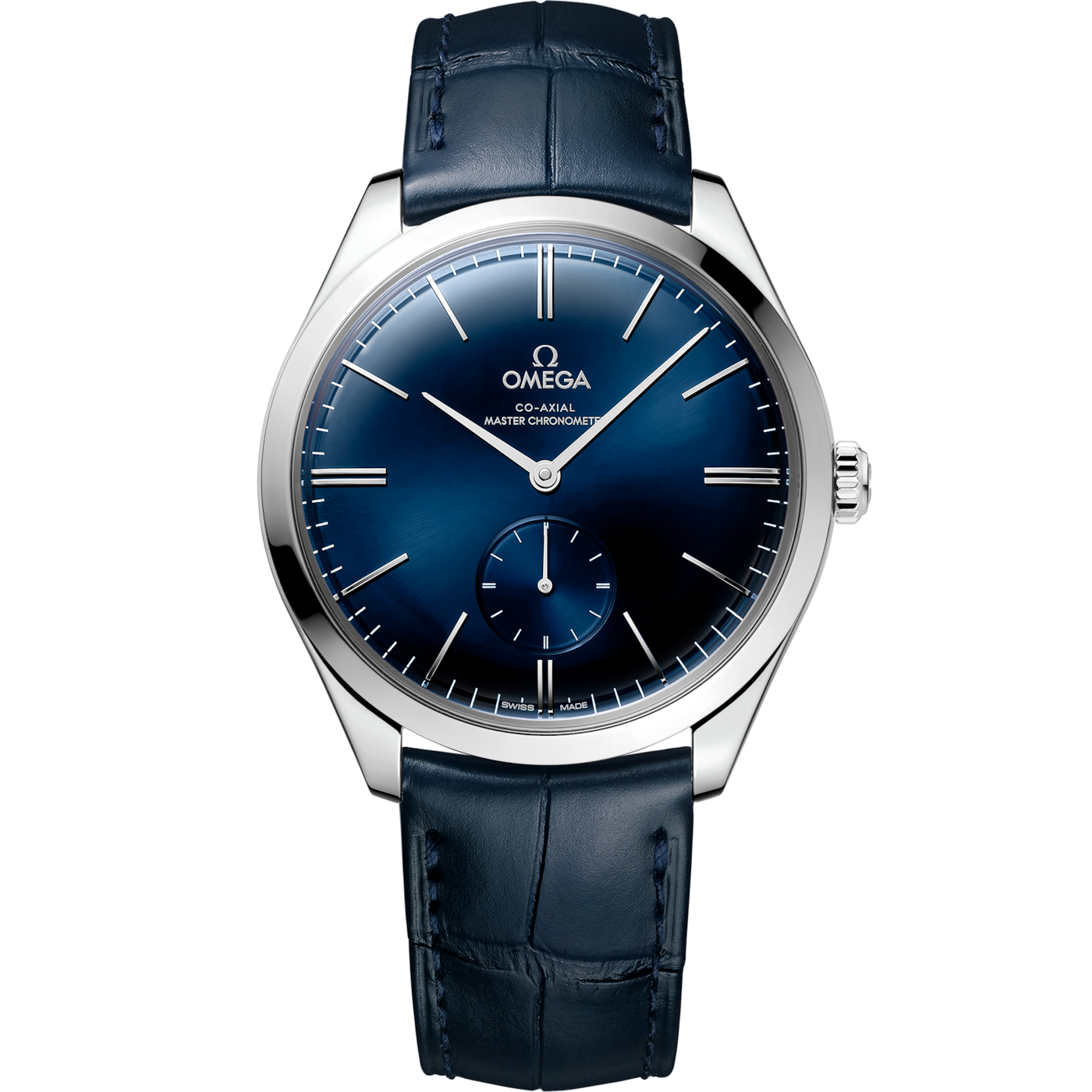 Omega De Ville Tr̩sor Master Chronometer Small Second Stainless Steel / Blue — Ref. 435.13.40.21.03.002