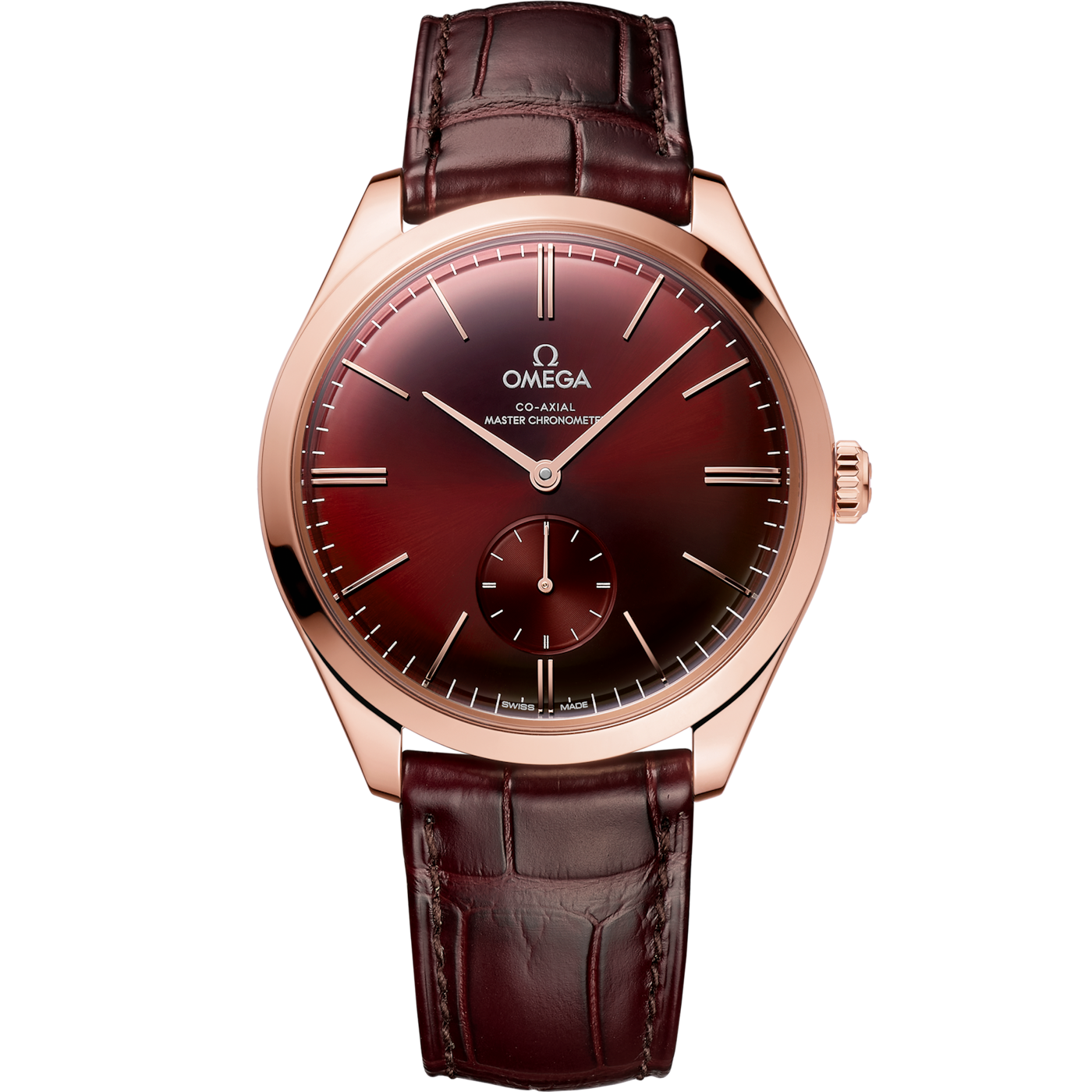 Omega De Ville Tr̩sor Master Chronometer Small Seconds Sedna Gold / Red — Ref. 435.53.40.21.11.002