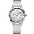 Omega De Ville Tr̩sor 36 Stainless Steel / Silver - Frangipani / Bracelet — Ref. 428.15.36.60.02.001