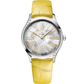 Omega De Ville Tr̩sor 36 Stainless Steel / Silver - Frangipani / Alligator — Ref. 428.18.36.60.02.002