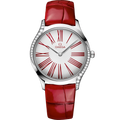 Omega De Ville Tr̩sor 36 Stainless Steel / White - Roman / Alligator — Ref. 428.18.36.60.04.002