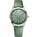 Omega De Ville Tr̩sor 36 Stainless Steel / Green - Jasmine / Alligator — Ref. 428.18.36.60.10.002