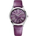 Omega De Ville Tr̩sor 36 Stainless Steel / Purple - Peony / Alligator — Ref. 428.18.36.60.10.003