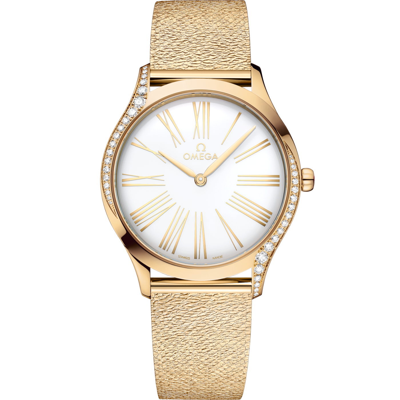Omega De Ville Tr̩sor 36 Moonshine Gold / White / Mesh — Ref. 428.55.36.60.04.001