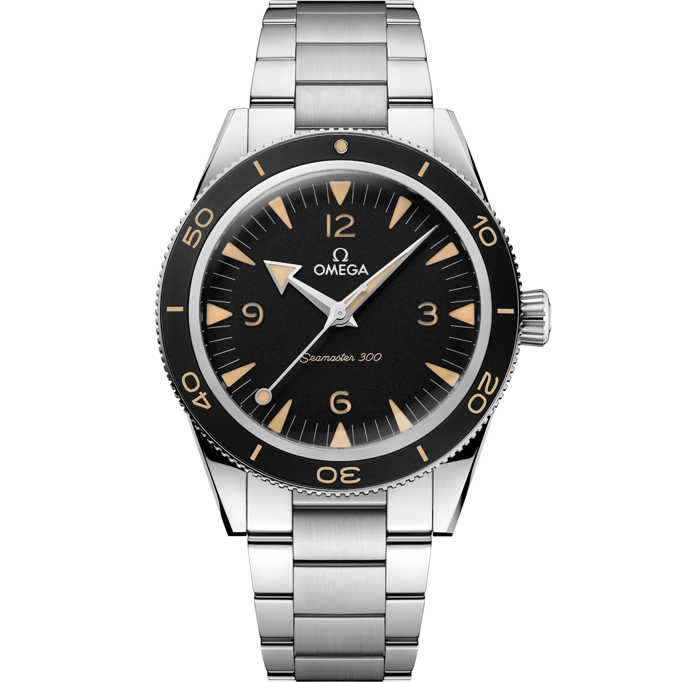 Omega Seamaster 300 Master Chronometer Stainless Steel / Black / Bracelet — Ref. 234.30.41.21.01.001
