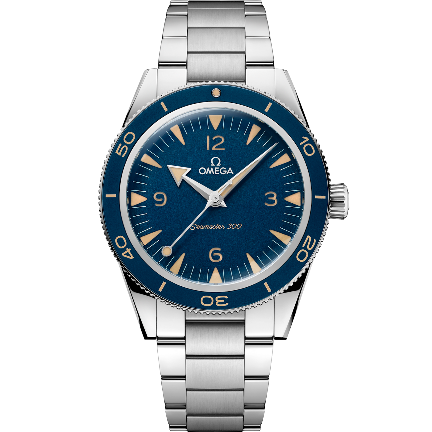 Omega Seamaster 300 Master Chronometer Stainless Steel / Blue / Bracelet — Ref. 234.30.41.21.03.001