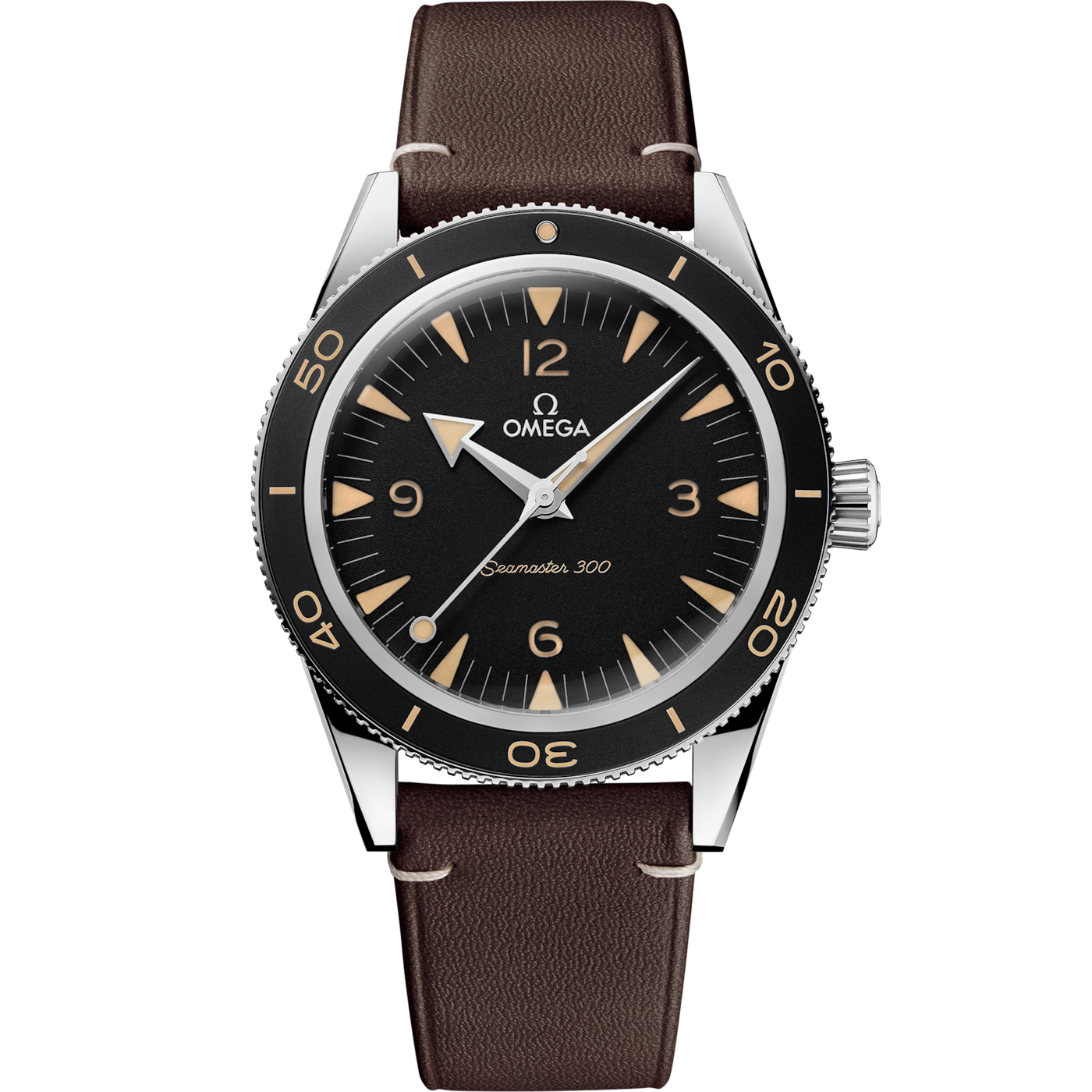 Omega Seamaster 300 Master Chronometer Stainless Steel / Black / Strap — Ref. 234.32.41.21.01.001