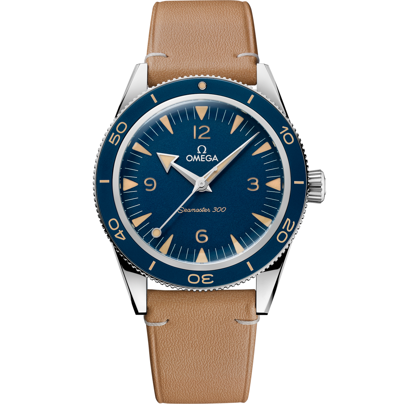 Omega Seamaster 300 Master Chronometer Stainless Steel / Blue / Strap — Ref. 234.32.41.21.03.001