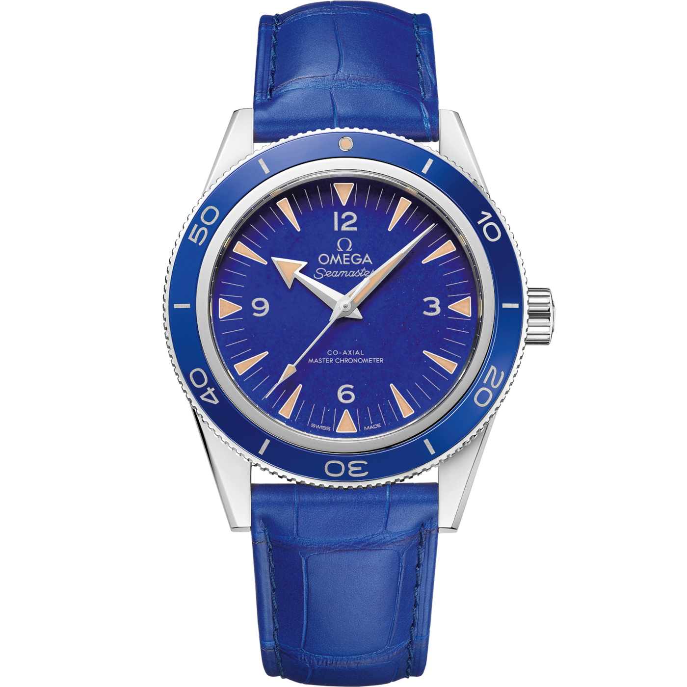 Omega Seamaster 300 Co-Axial Master Chronometer Platinum / Lapis Lazuli — Ref. 234.93.41.21.99.002