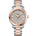 Omega Seamaster Aqua Terra 150M Master Chronometer 34 Stainless Steel / Sedna Gold / Grey-Waves / Bracelet — Ref. 220.20.34.20.06.001