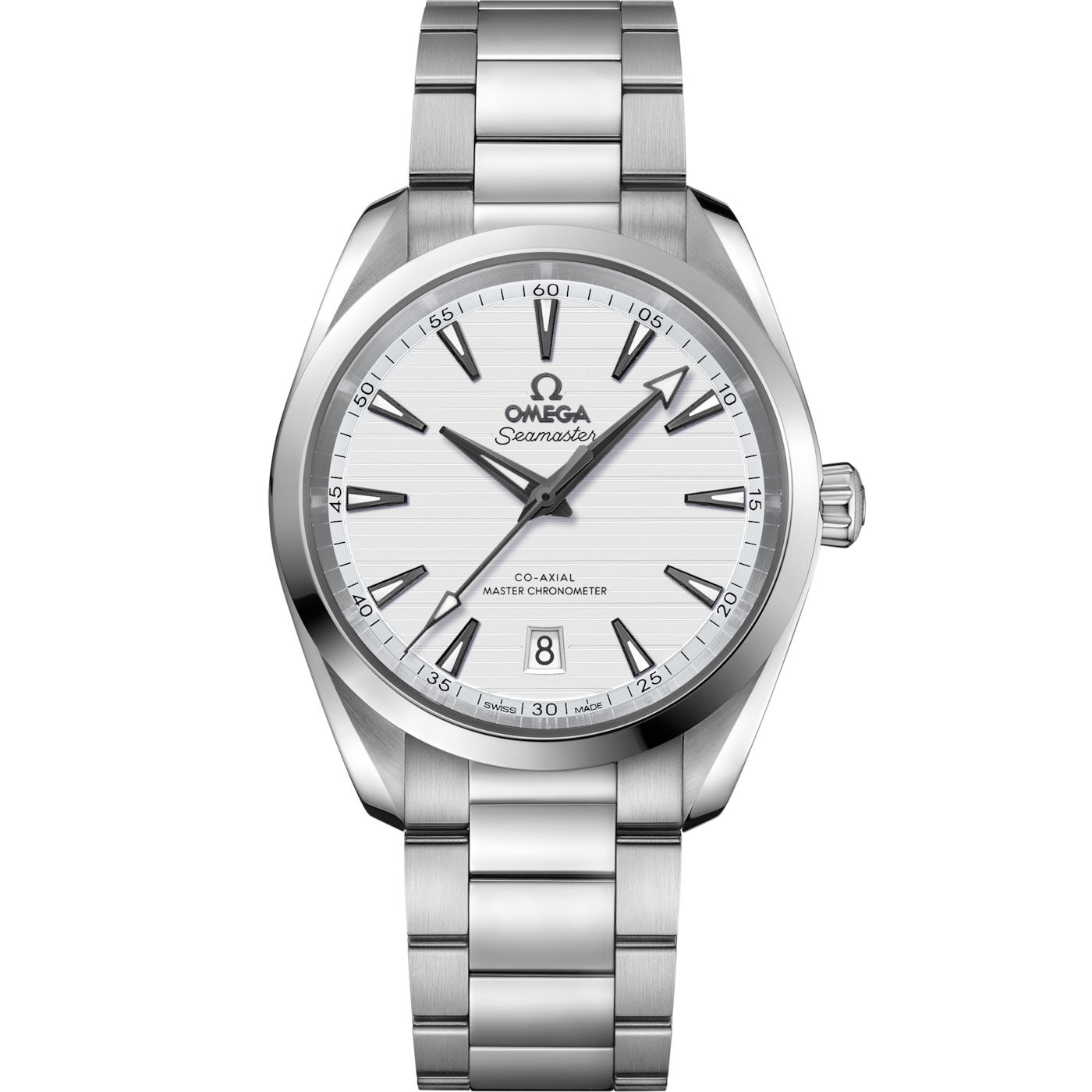 Omega Seamaster Aqua Terra 150M Master Chronometer 38 Stainless Steel / Silver / Bracelet — Ref. 220.10.38.20.02.001