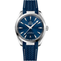 Omega Seamaster Aqua Terra 150M Master Chronometer 38 Stainless Steel / Blue / Rubber — Ref. 220.12.38.20.03.001