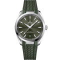 Omega Seamaster Aqua Terra 150M Master Chronometer 38 Stainless Steel / Green / Rubber — Ref. 220.12.38.20.10.001