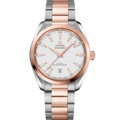 Omega Seamaster Aqua Terra 150M Master Chronometer 38 Stainless Steel / Sedna Gold / Silver / Bracelet — Ref. 220.20.38.20.02.001