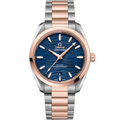 Omega Seamaster Aqua Terra 150M Master Chronometer 38 Stainless Steel / Sedna Gold / Blue-Waves / Bracelet — Ref. 220.20.38.20.03.001