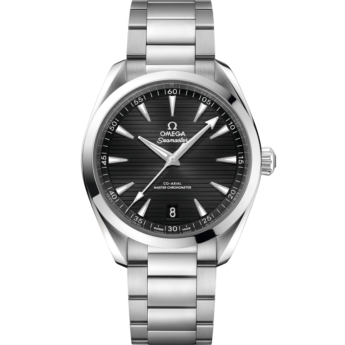 Omega Seamaster Aqua Terra 150M Master Chronometer 41 Stainless Steel / Black / Bracelet — Ref. 220.10.41.21.01.001