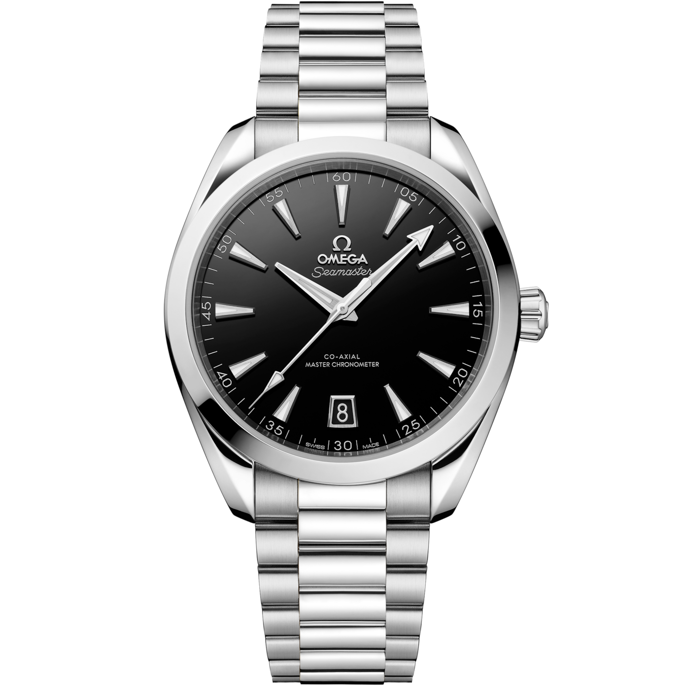 Omega Seamaster Aqua Terra 150M Master Chronometer 41 Stainless Steel / Black / Bracelet — Ref. 220.10.41.21.01.002