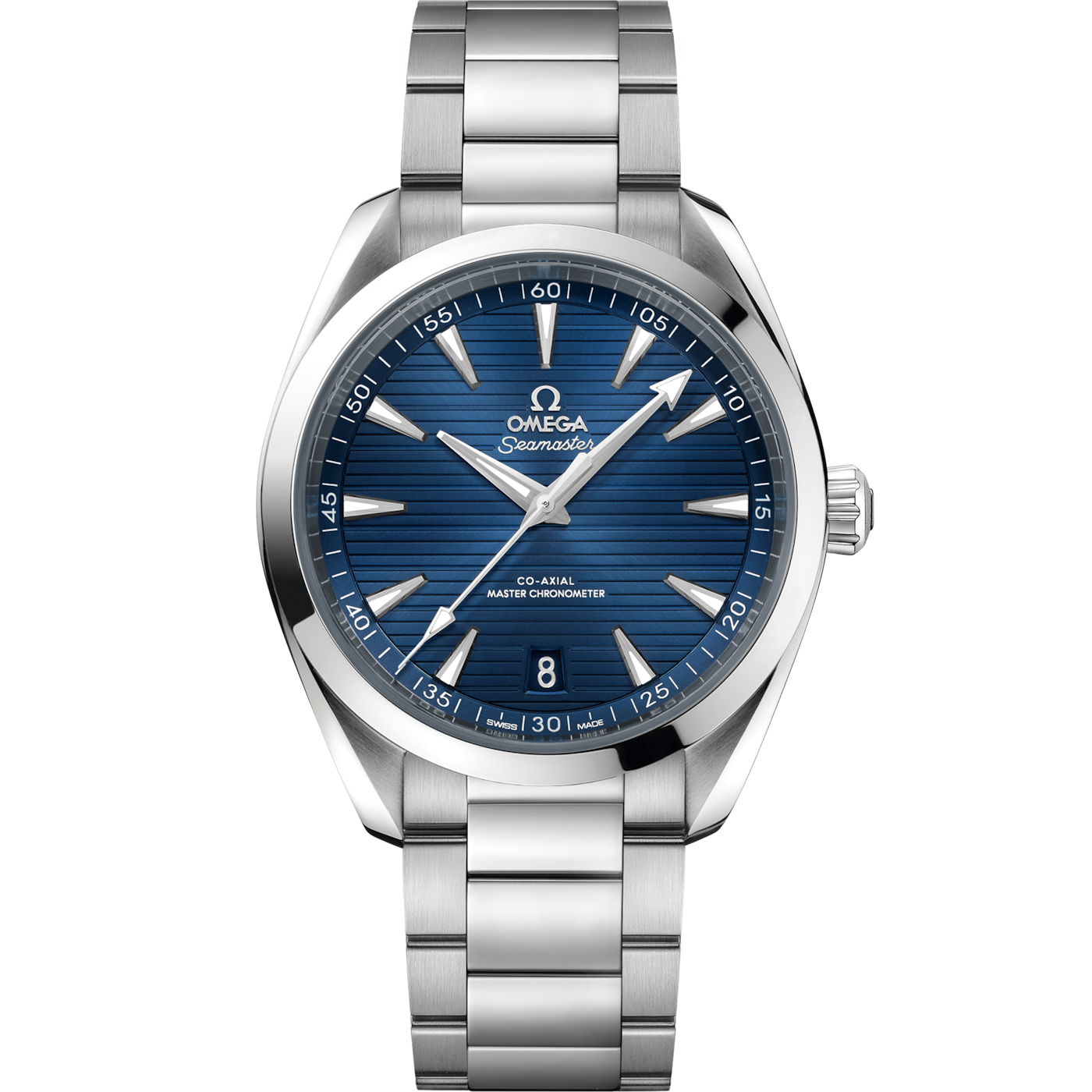 Omega Seamaster Aqua Terra 150M Master Chronometer 41 Stainless Steel / Blue / Bracelet — Ref. 220.10.41.21.03.004