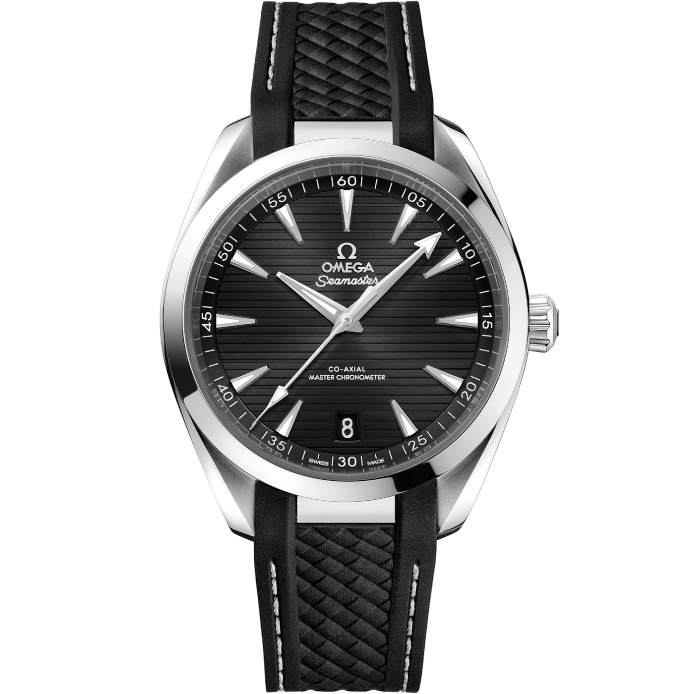 Omega Seamaster Aqua Terra 150M Master Chronometer 41 Stainless Steel / Black / Rubber — Ref. 220.12.41.21.01.001