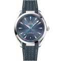 Omega Seamaster Aqua Terra 150M Master Chronometer 41 Stainless Steel / Blue / Rubber — Ref. 220.12.41.21.03.002