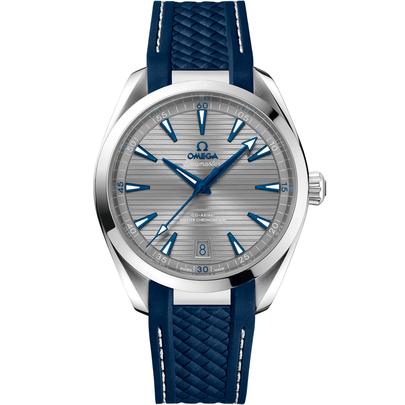 Omega Seamaster Aqua Terra 150M Master Chronometer 41 Stainless Steel / Grey / Rubber — Ref. 220.12.41.21.06.001