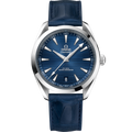 Omega Seamaster Aqua Terra 150M Master Chronometer 41 Stainless Steel / Blue / Alligator — Ref. 220.13.41.21.03.003
