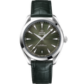Omega Seamaster Aqua Terra 150M Master Chronometer 41 Stainless Steel / Green / Alligator — Ref. 220.13.41.21.10.001