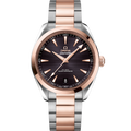 Omega Seamaster Aqua Terra 150M Master Chronometer 41 Stainless Steel / Sedna Gold / Grey / Bracelet — Ref. 220.20.41.21.06.001