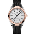 Omega Seamaster Aqua Terra 150M Master Chronometer 41 Stainless Steel / Sedna Gold / Silver / Rubber — Ref. 220.22.41.21.02.001