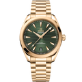 Omega Seamaster Aqua Terra 150M Master Chronometer 41 Moonshine Gold / Green / Bracelet — Ref. 220.50.41.21.10.001