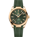 Omega Seamaster Aqua Terra 150M Master Chronometer 41 Moonshine Gold / Green / Rubber — Ref. 220.52.41.21.10.001