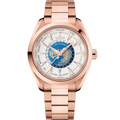 Omega Seamaster Aqua Terra 150M Master Chronometer 43 Worldtimer Sedna Gold / Silver / Bracelet — Ref. 220.50.43.22.02.001