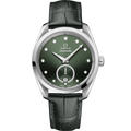 Omega Seamaster Aqua Terra 150M Master Chronometer Small Seconds 38 Stainless Steel / Green - Diamond / Alligator — Ref. 220.13.38.20.60.001
