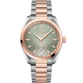 Omega Seamaster Aqua Terra 150M Master Chronometer Small Seconds 38 Stainless Steel / Sedna Gold / Green / Bracelet — Ref. 220.20.38.20.10.001